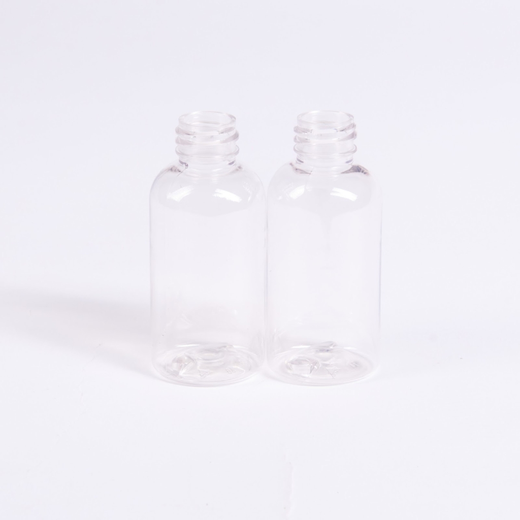 2 oz Clear Boston Round PET Bottle (1120/case)