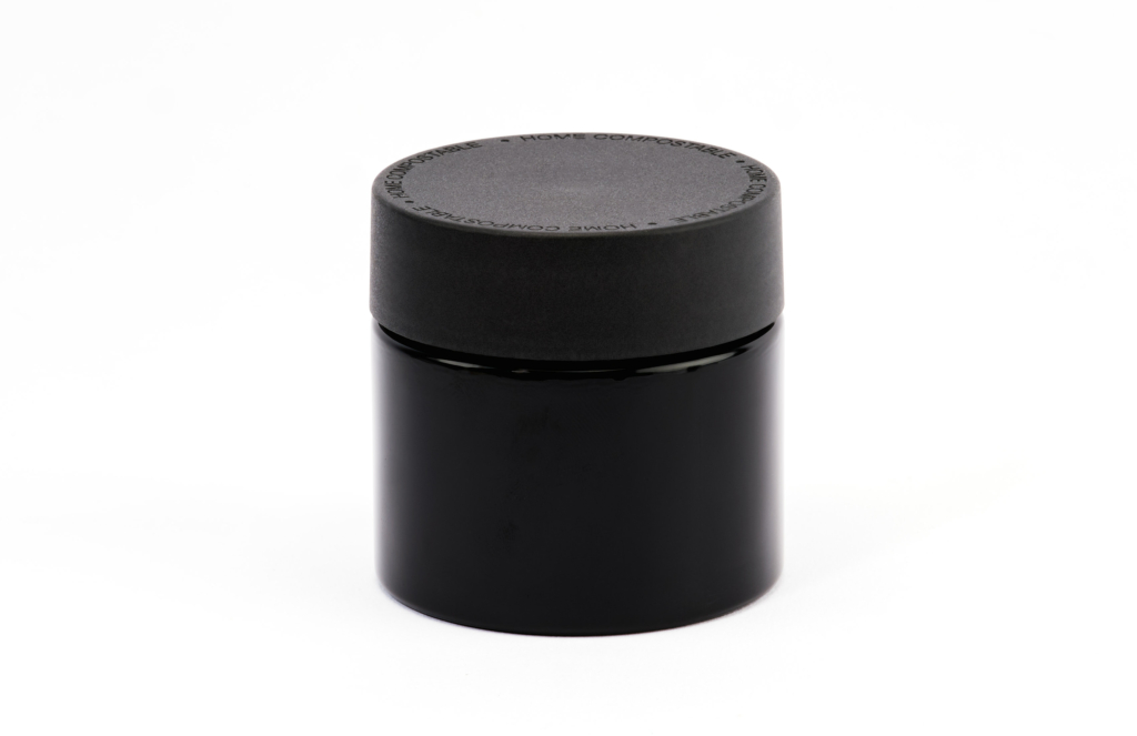 3 oz Glass Jar with (CR) PHA Closure (96/case)